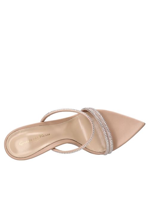 Mules modello CANNES in pelle GIANVITO ROSSI | CANNES CAM.PESCA